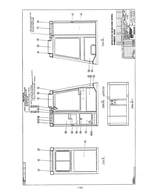 John Deere Koehring 525 Loaders (SN 50201-) Parts Catalog Manual - Image 4