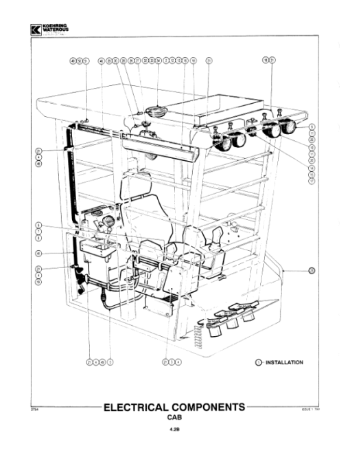 Timberjack Koehring 220 Forwarders (SN 40401) Parts Catalog Manual - Image 3