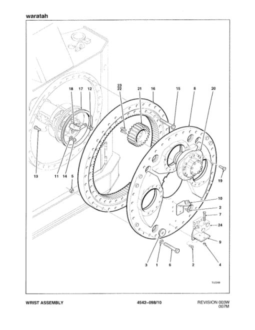 Waratah FL235 Harvesting Heads (SN 2145000) Parts Catalog Manual - Image 4