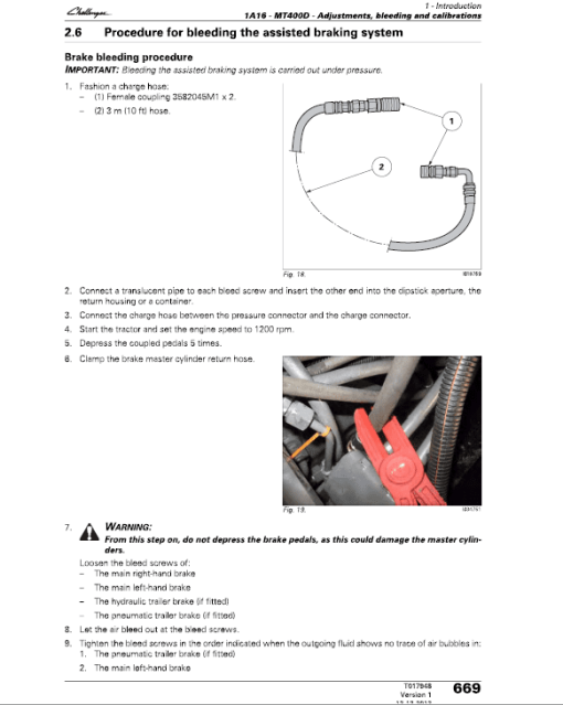 Challenger MT485D, MT495D Tractor Service Manual - Image 3