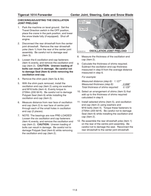 Tigercat 1014 Forwarder Repair Service Manual (10140101 - 10140500) - Image 4