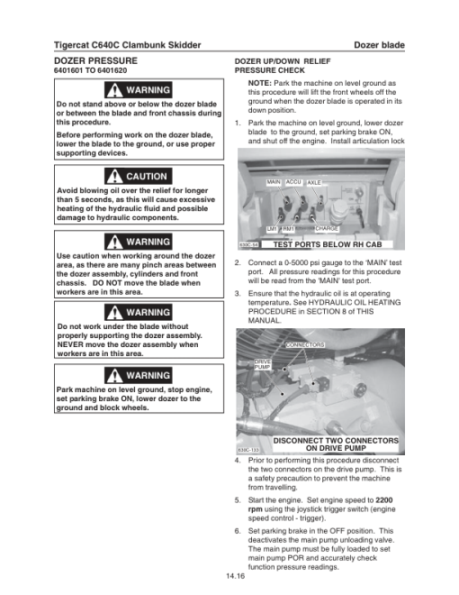 Tigercat C640C Skidder Repair Service Manual (6401601 – 6401999) - Image 4