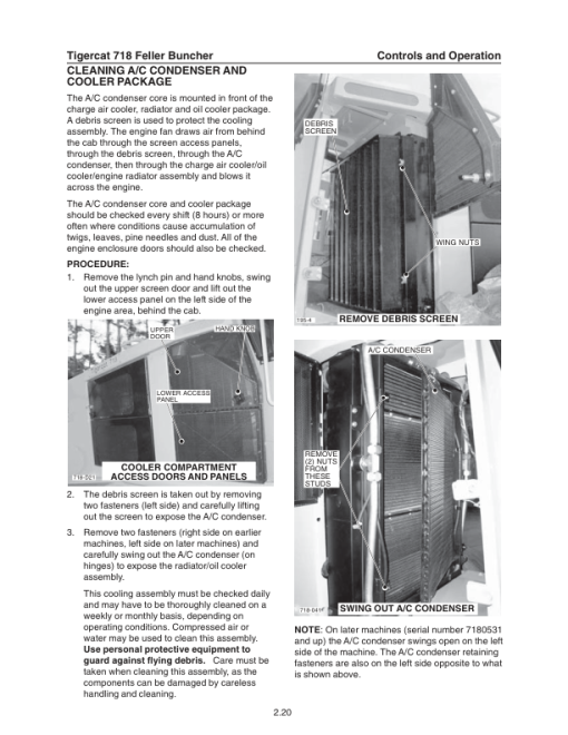 Tigercat 718 Feller Buncher Repair Service Manual (SN 7180101 - 7180900) - Image 9