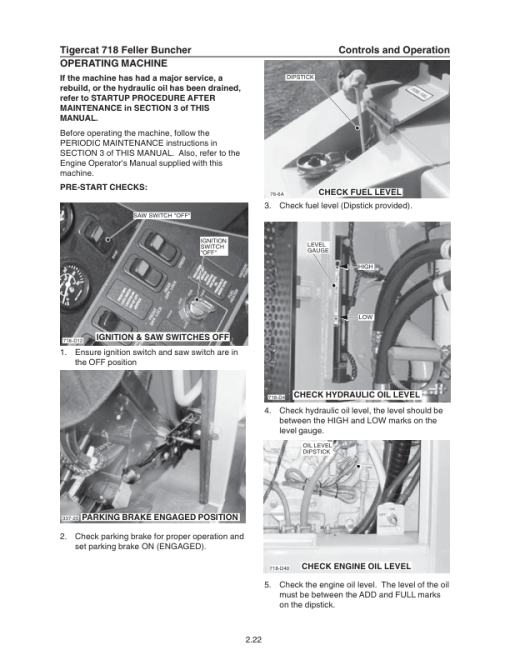 Tigercat 718 Feller Buncher Repair Service Manual (SN 7180101 - 7180900) - Image 10