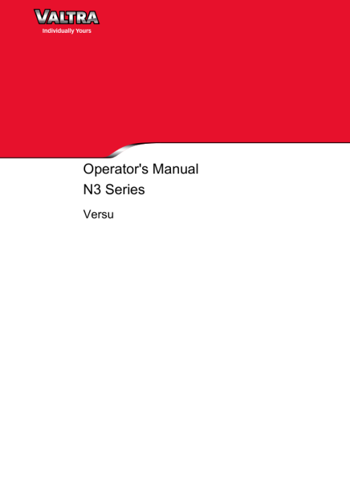 Valtra N123V, N143V, N163V Tractors Repair Manual - Image 2