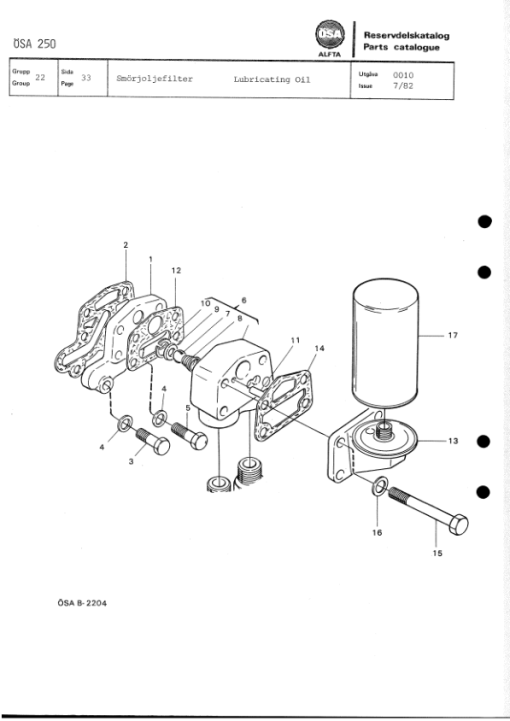 John Deere 250 OSA Forwarders Parts Catalog Manual - Image 2