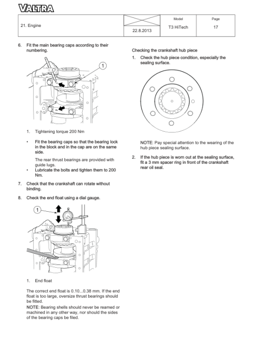 Valtra T133H, T153H, T173H, T193H Tractors Repair Manual - Image 3