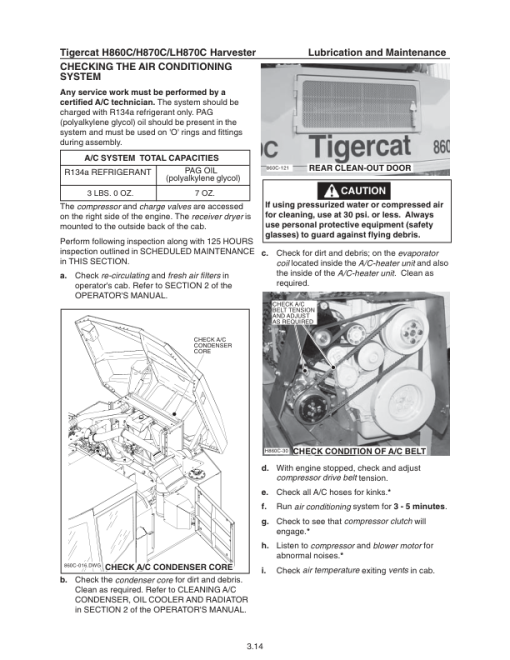 Tigercat H860C, H870C, LH870C Harvester Repair Service Manual - Image 2