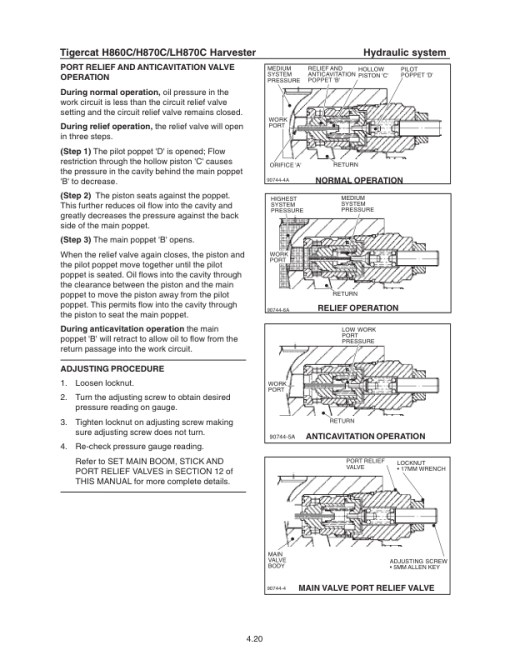 Tigercat H860C, H870C, LH870C Harvester Repair Service Manual - Image 3