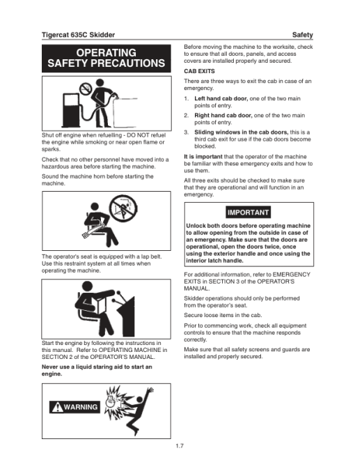 Tigercat 635C Skidder Repair Service Manual (6350501 – 6351000) - Image 3