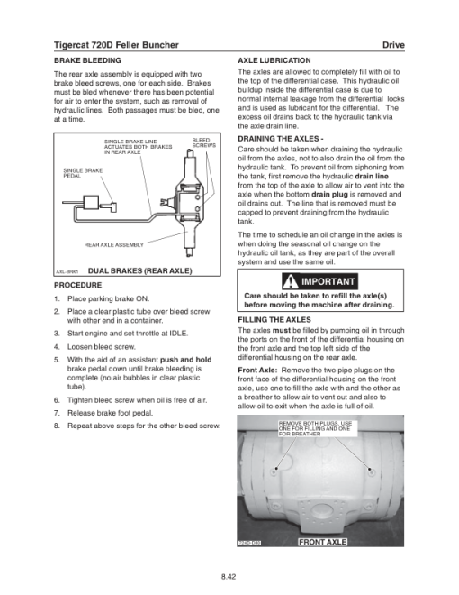 Tigercat 720D Feller Buncher Repair Service Manual (SN 7203501 - 7204400) - Image 3