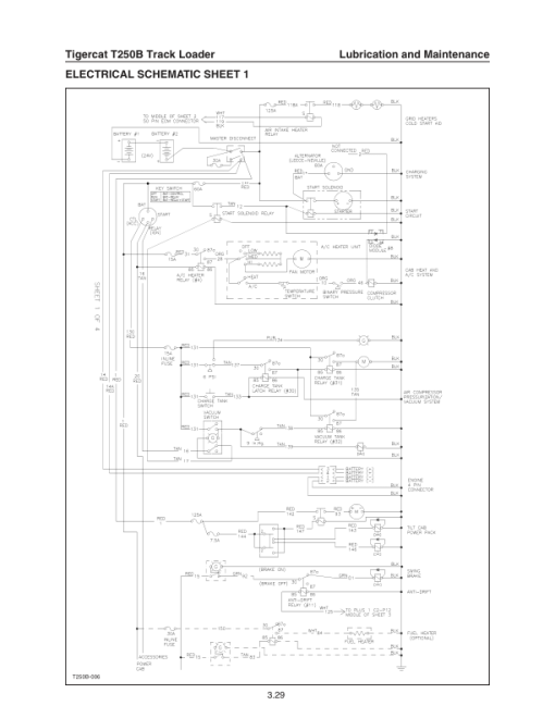 Tigercat T250B Loader Repair Service Manual (250T0501 - 250T2000) - Image 4