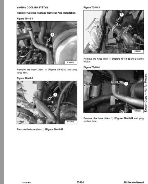 Bobcat S62 Skid-Steer Loader Service Repair Manual - Image 3