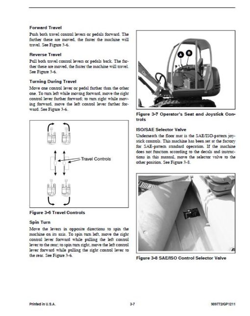 Gehl GE 253, GE 303, GE 353, GE 373 Excavator Repair Service Manual - Image 4