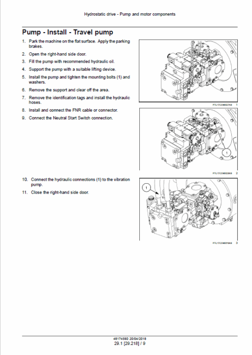 Case 752EX Vibratory Compactor Service Manual - Image 3