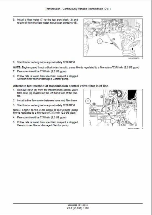 Case Farmall 40B CVT, 45B CVT, 50B CVT Tractor Service Manual - Image 3