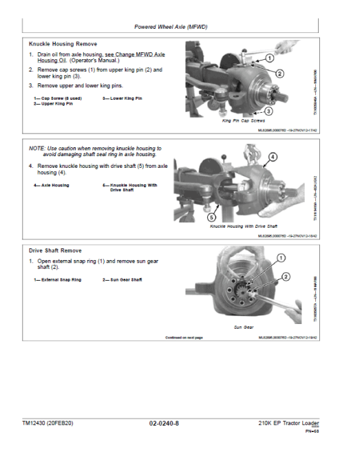 John Deere 210K EP Tractor Loader Repair Technical Manual (S.N after G891000 -) - Image 3