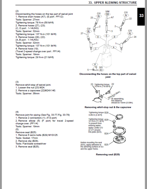 Kobelco 140SRCL-3 Tier 4 Hydraulic Excavator Repair Service Manual - Image 3