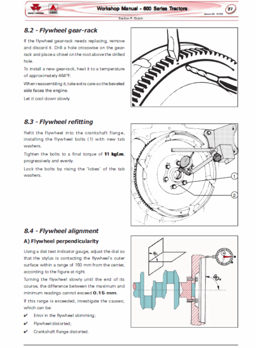 Massey Ferguson 630, 650, 660, 680 Tractor Service Manual - Image 3