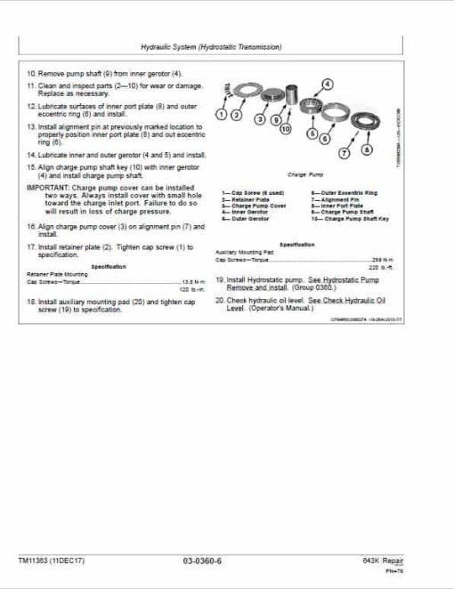 John Deere 643K Wheeled Feller Buncher Repair Technical Manual - Image 3