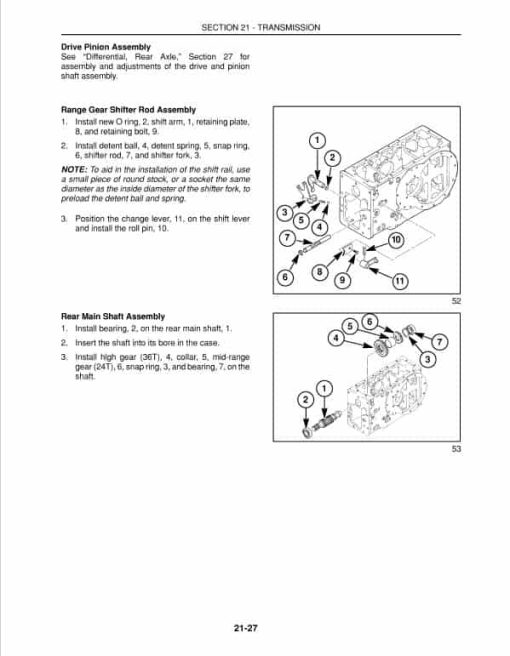 Case D25, D29, D33 Tractor Service Manual - Image 3