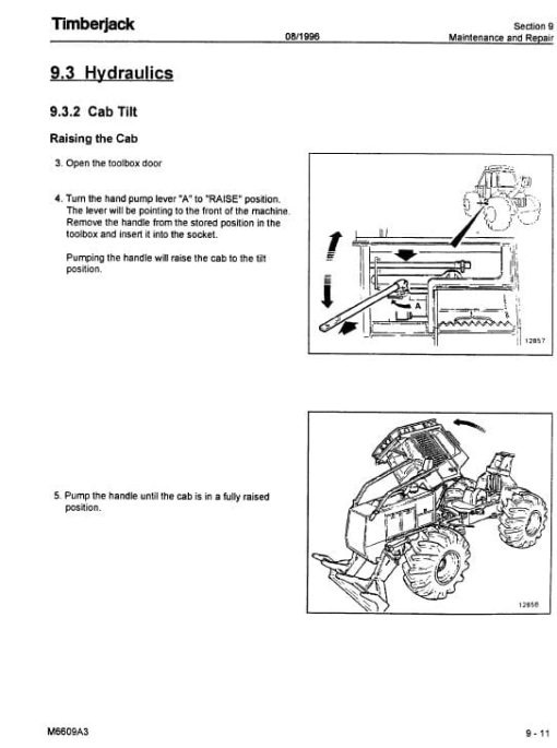 Timberjack 560, 660 Skidder Service Repair Manual - Image 3