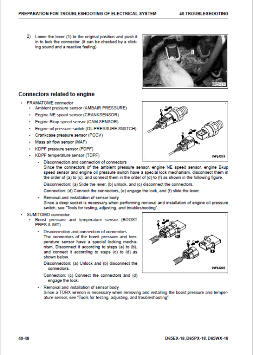 Komatsu D65EX-18, D65PX-18, D65WX-18 Dozer Service Manual - Image 3