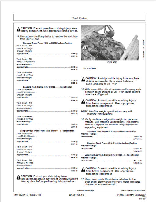 John Deere 3154G Swing Excavator Repair Technical Manual (S.N after D310001 - ) - Image 3