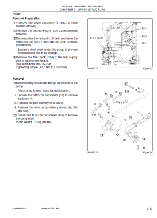 New Holland E27BSR Tier 4 Compact Excavator Service Manual - Image 3