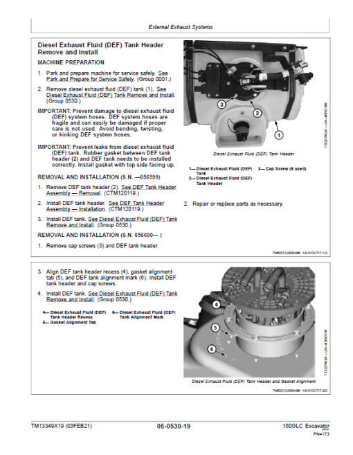 John Deere 160GLC Excavator Repair Technical Manual (S.N after F055671 -) - Image 3