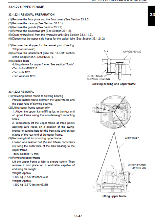 New Holland E30B and E35B Compact Excavator Service Manual - Image 3