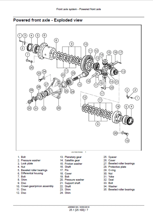 Case W20F Wheel Loader Service Manual - Image 3