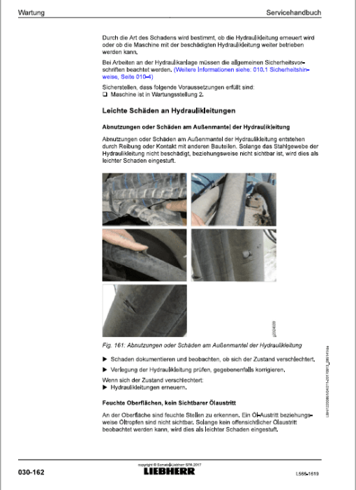 Liebherr L566 Type 1619 Wheel Loader Service Manual - Image 3