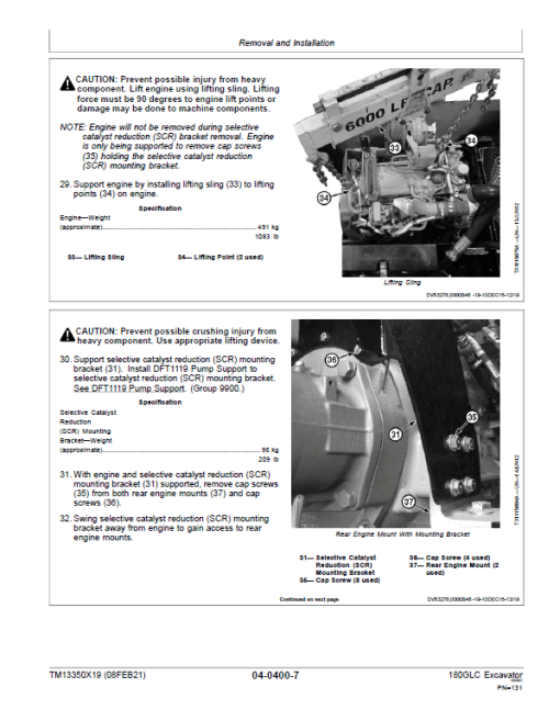 John Deere 180GLC Excavator Repair Technical Manual (S.N after F020331 -) - Image 3