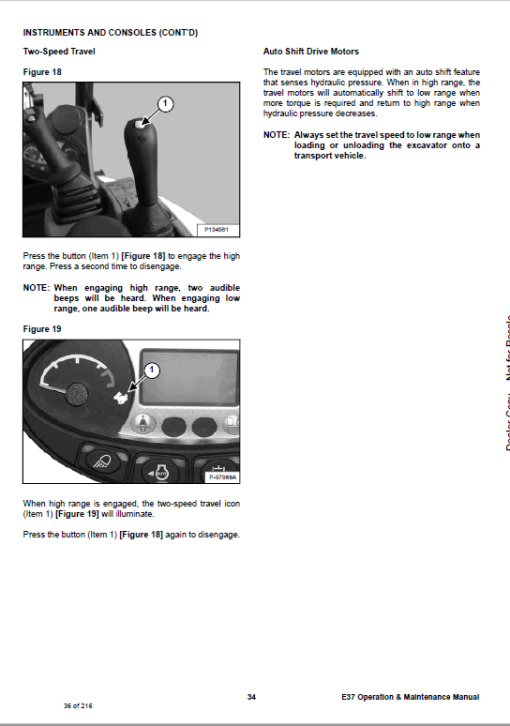 Bobcat E37 Excavator Repair Service Manual - Image 5