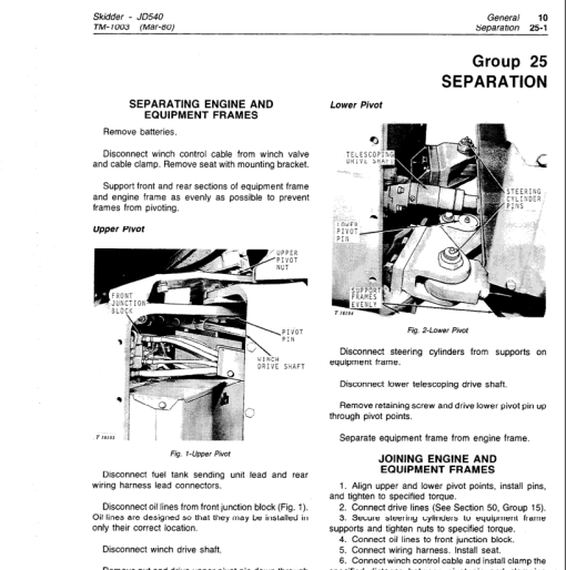 John Deere 540, 540A Skidders Repair Technical Manual (TM1003) - Image 3