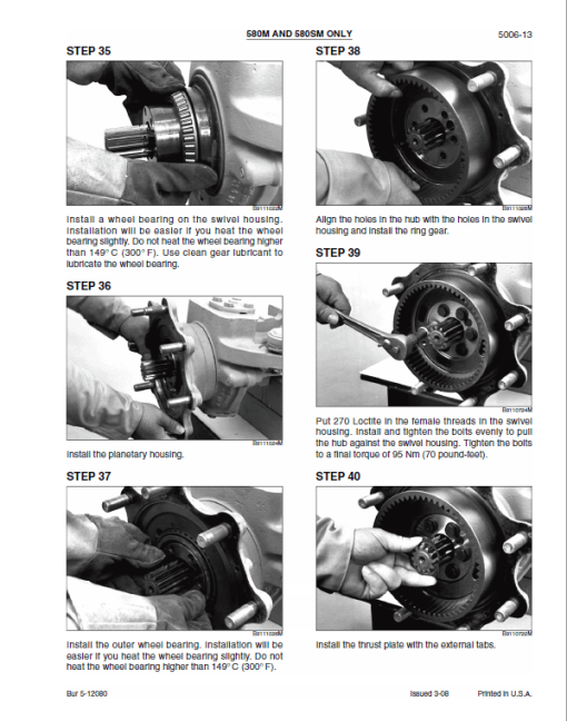 Case 580, 590, Super M and Super M Plus Series 3 Backhoe Manual - Image 3