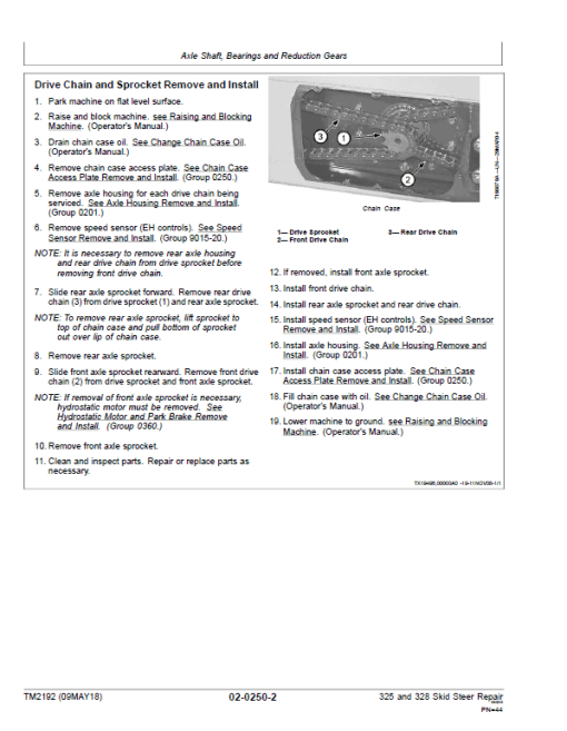 John Deere 325, 328 SkidSteer Loader Repair Technical Manual - Image 5