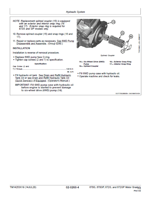 John Deere 670G, 670GP, 672G, 672GP Grader Technical Manual (S.N 680878 & C003007 - ) - Image 3