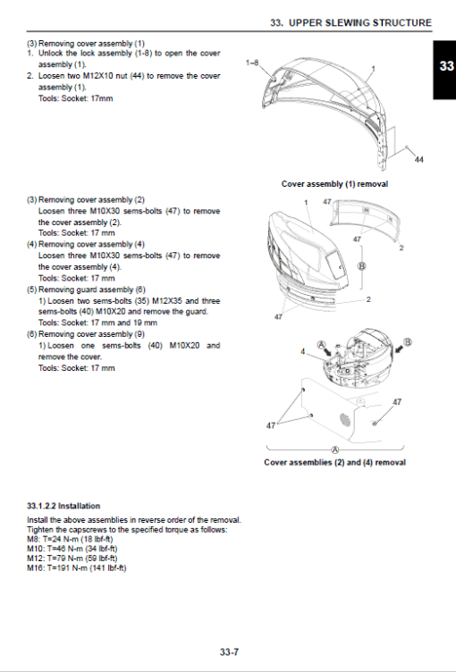 New Holland E50B Hydraulic Excavator Service Manual - Image 3