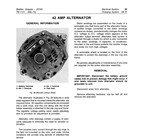 John Deere 740 Skidder Repair Technical Manual (TM1059 and TM1101) - Image 4