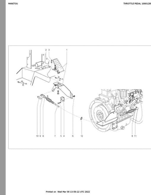 Gehl 280 Wheel Steer Loader Repair Service Manual - Image 3