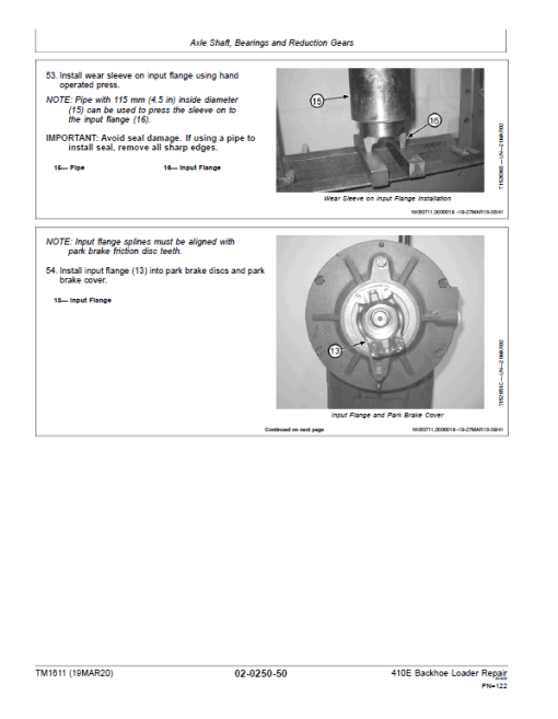 John Deere 410E Backhoe Loader Repair Technical Manual - Image 3