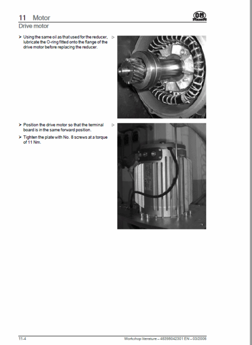 OM PIMESPO XLOGO1 and XLOGO2 Series 4539 - 4549 Order Picker Workshop Repair Manual - Image 5