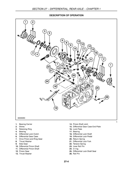 New Holland T1530 Tractor Service Manual - Image 3