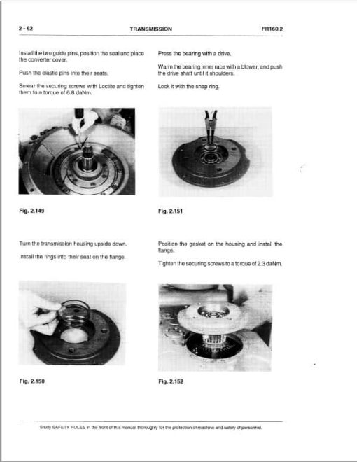 Fiatallis FR160.2 Wheel Loader Repair Service Manual - Image 3