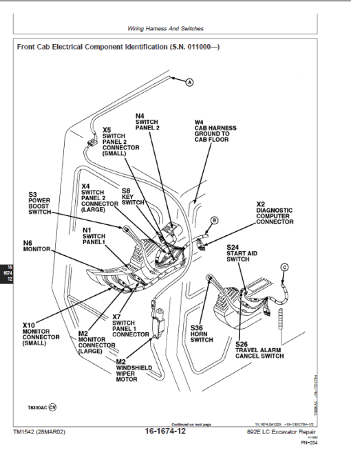 John Deere 892E LC Excavator Repair Technical Manual - Image 3