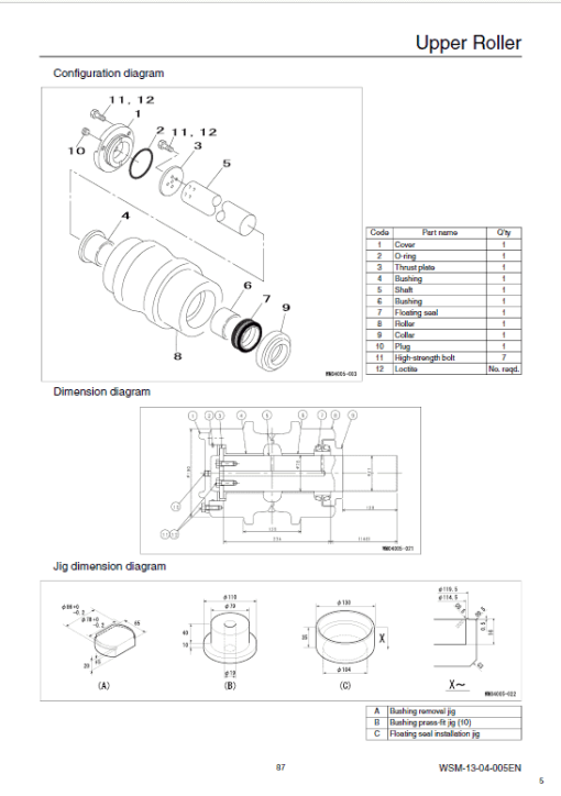 Sumitomo SH700LHD-5 Hydraulic Excavator Repair Service Manual - Image 5