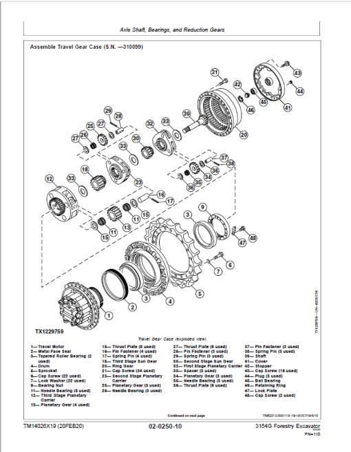 John Deere 3154G Swing Excavator Repair Technical Manual (S.N after F310001 - ) - Image 3