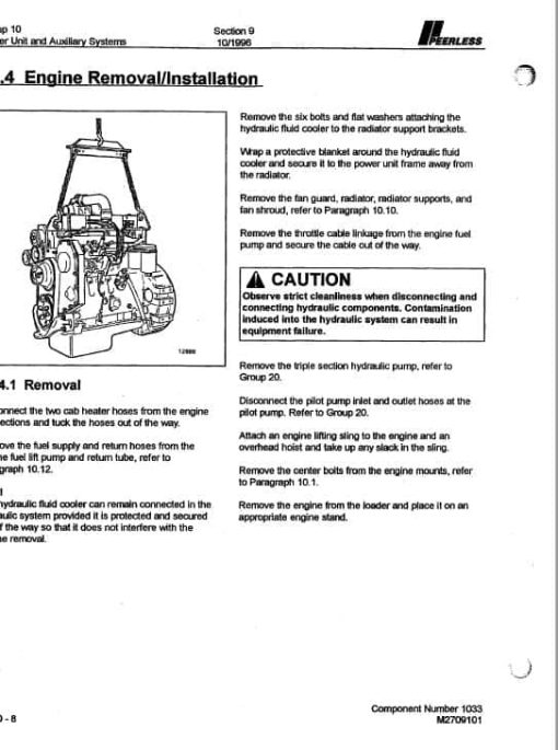 Peerless 2170B, 2770 Loader Service Repair Manual (CB1066-CE1313, 961314 and Up) - Image 3